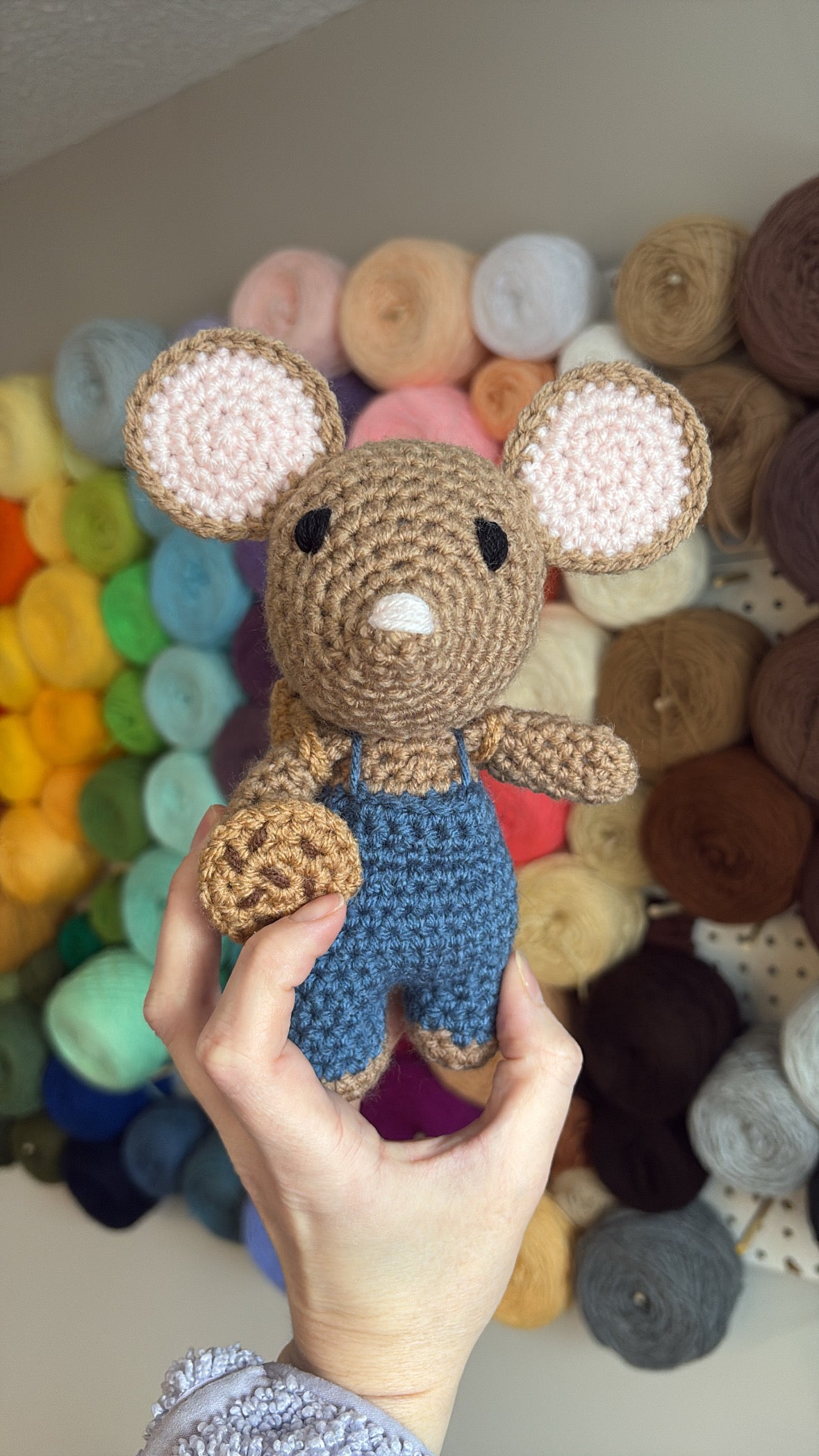 Mouse in Overalls