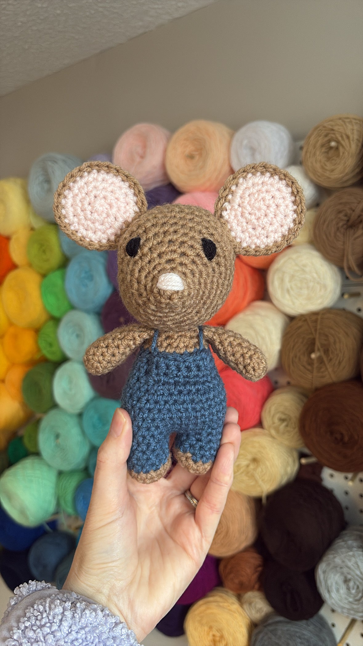 Mouse in Overalls