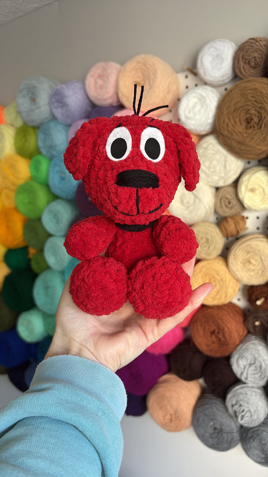 Plush Red Dog