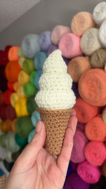 Soft Serve Ice Cream Cone