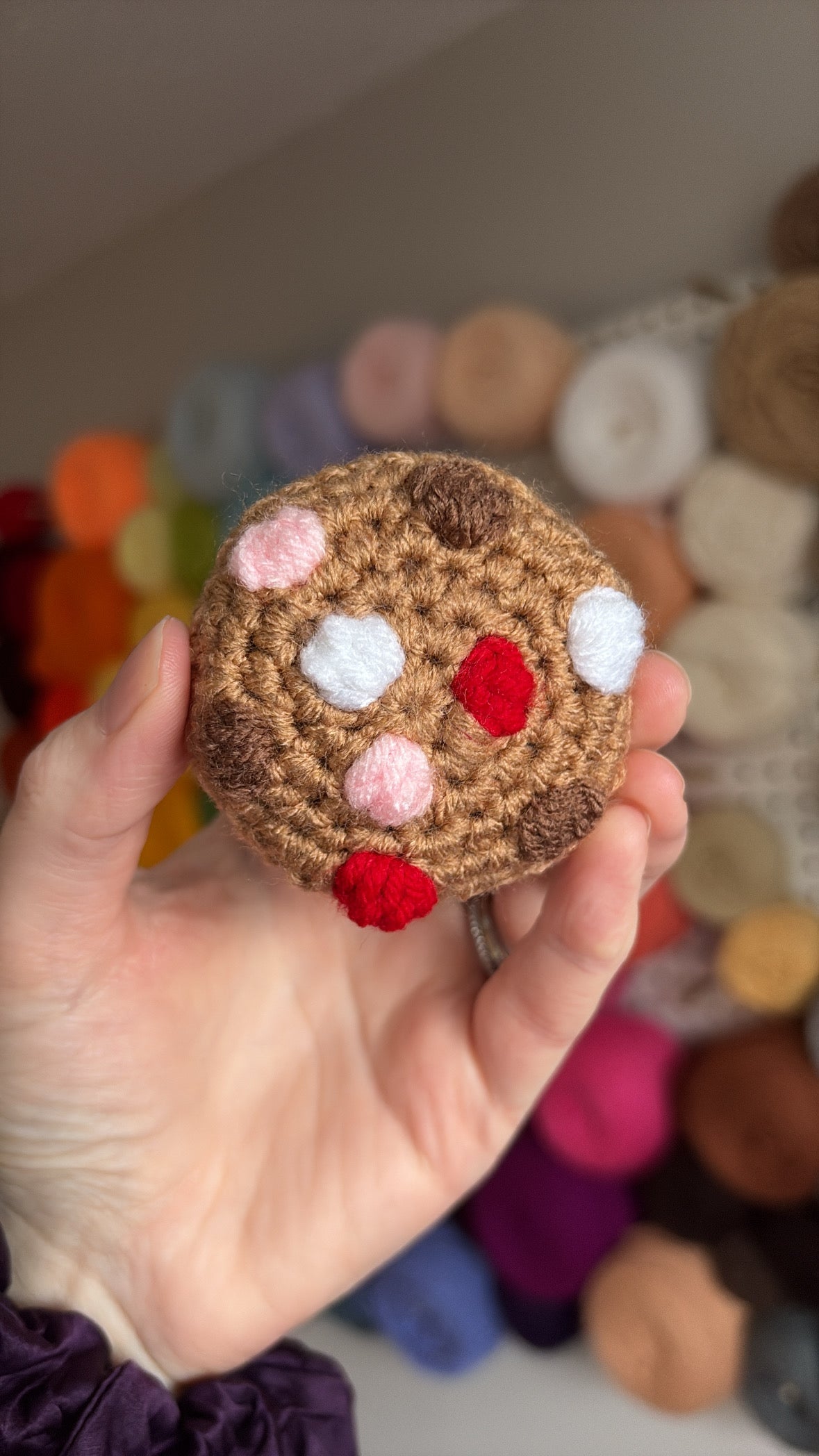 Valentines M&M Cookie