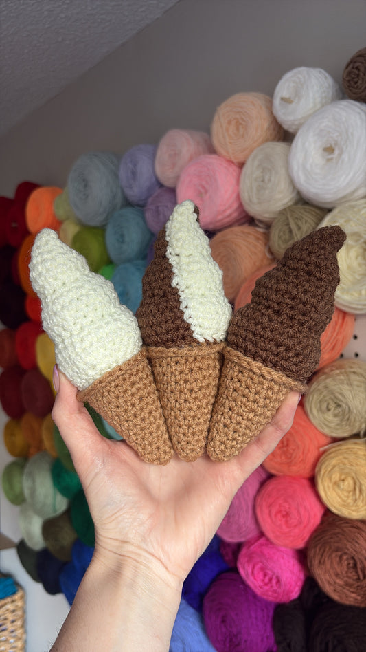 Soft Serve Ice Cream Cone