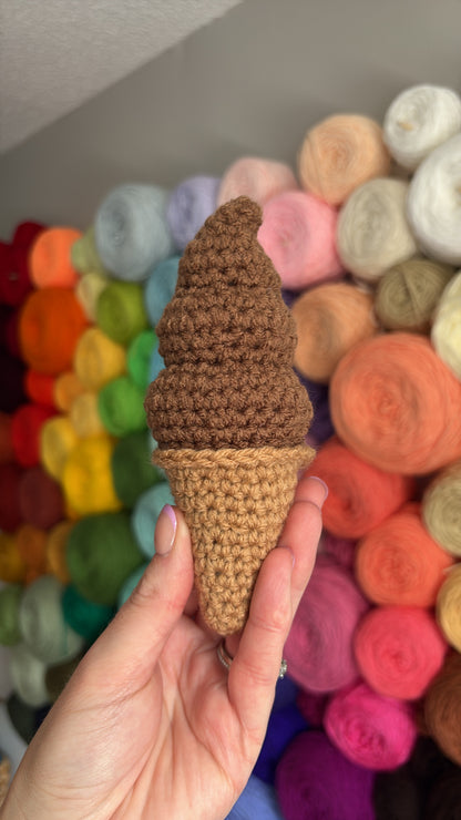 Soft Serve Ice Cream Cone