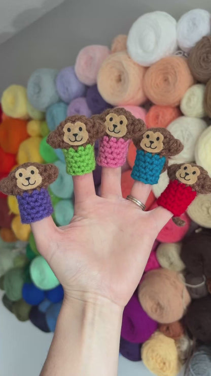 Monkey Finger Puppets